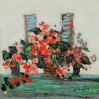 Geraniums at Window I Geraniums at Window I